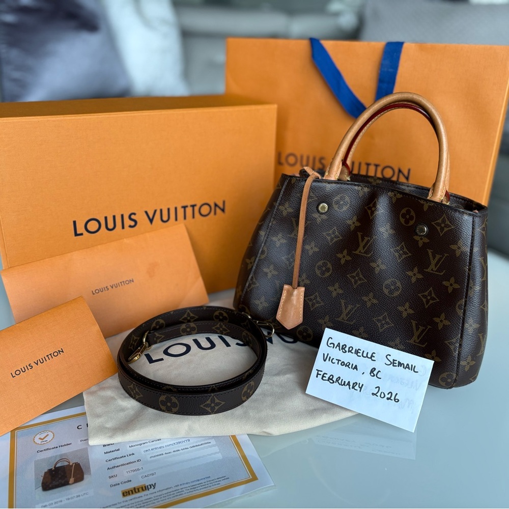 Authentic Louis Vuitton Montaigne BB